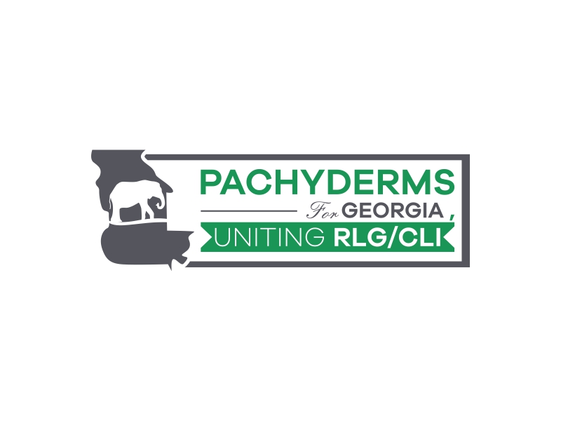 Pachyderms for Georgia , Uniting RLG/CLI logo design by luckyprasetyo
