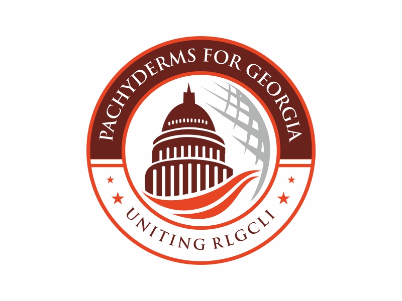 Pachyderms for Georgia , Uniting RLG/CLI logo design by ruki