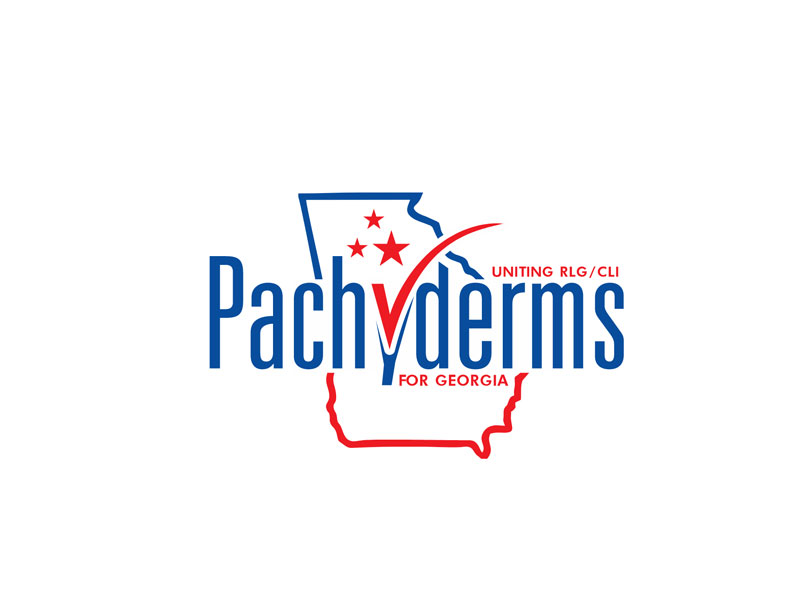 Pachyderms for Georgia , Uniting RLG/CLI logo design by creativemind01