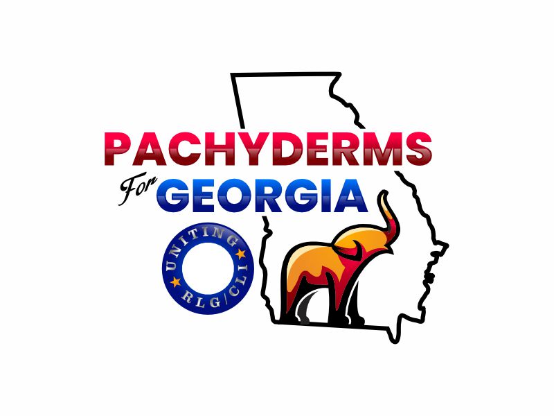 Pachyderms for Georgia , Uniting RLG/CLI logo design by dyah lestari