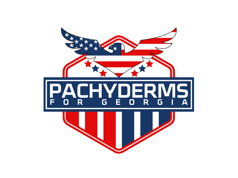 Pachyderms for Georgia , Uniting RLG/CLI logo design by Sami Ur Rab