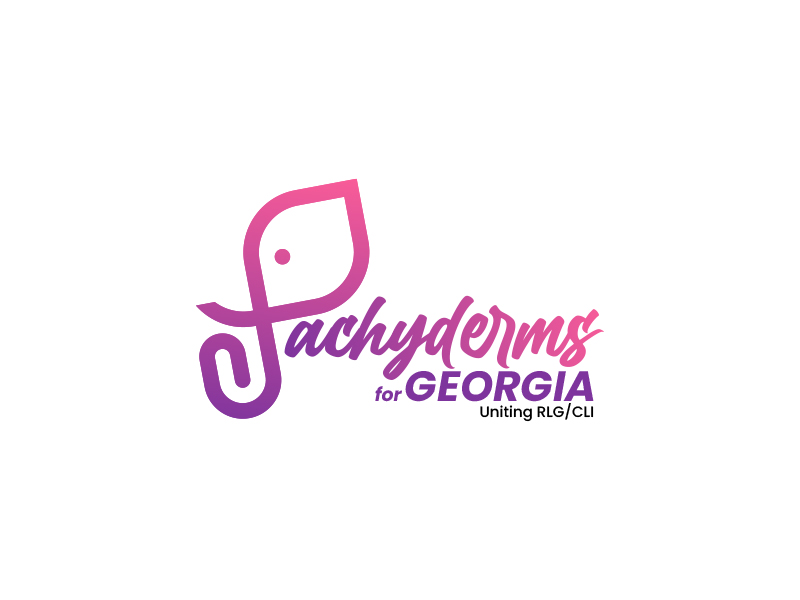 Pachyderms for Georgia , Uniting RLG/CLI logo design by Johndel Arnie Salaveria