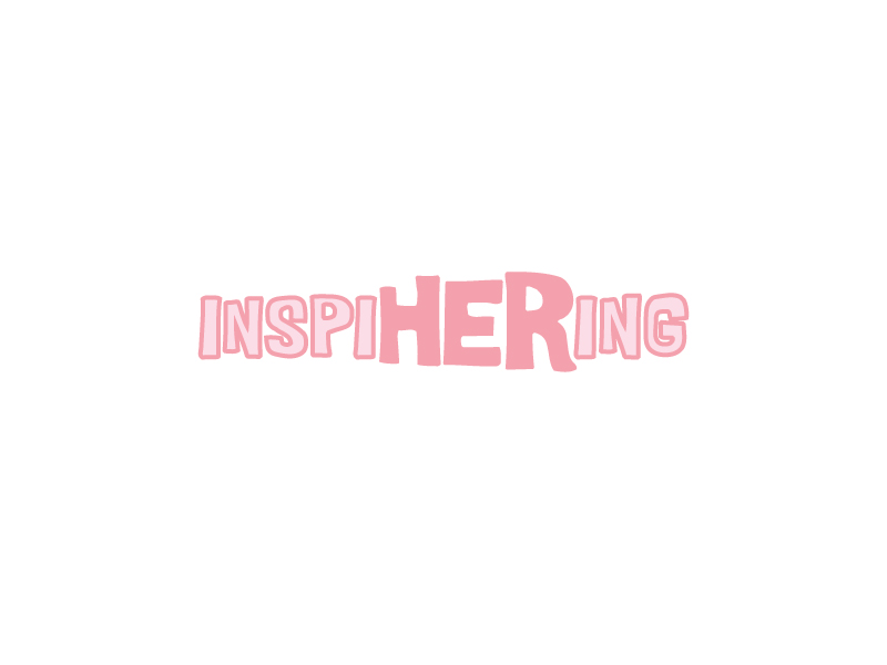 inspiHERing logo design by CreativeAnt