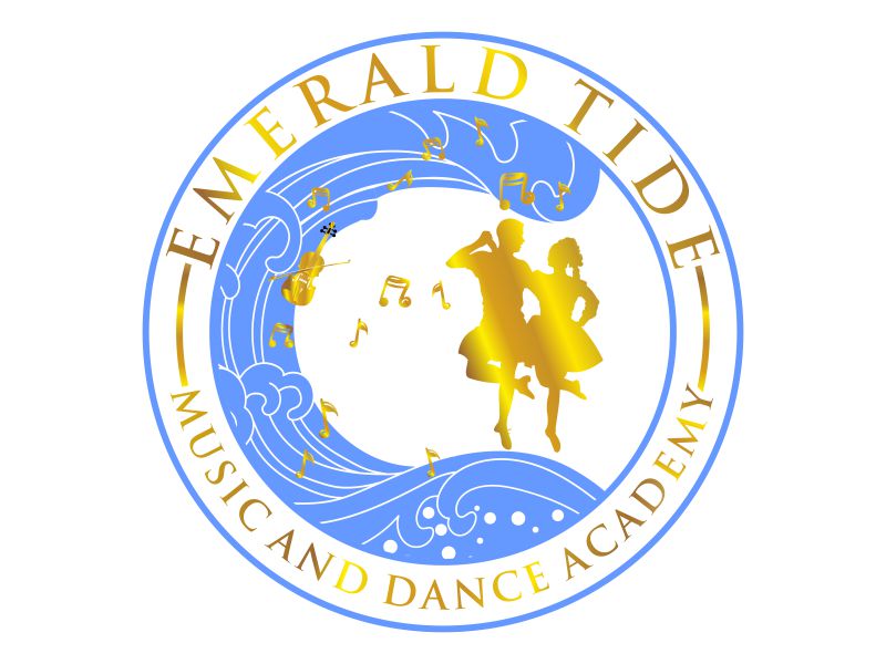 Emerald Tide Music and Dance Academy logo design by WhapsFord