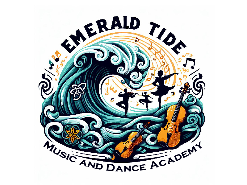 Emerald Tide Music and Dance Academy logo design by Xeon
