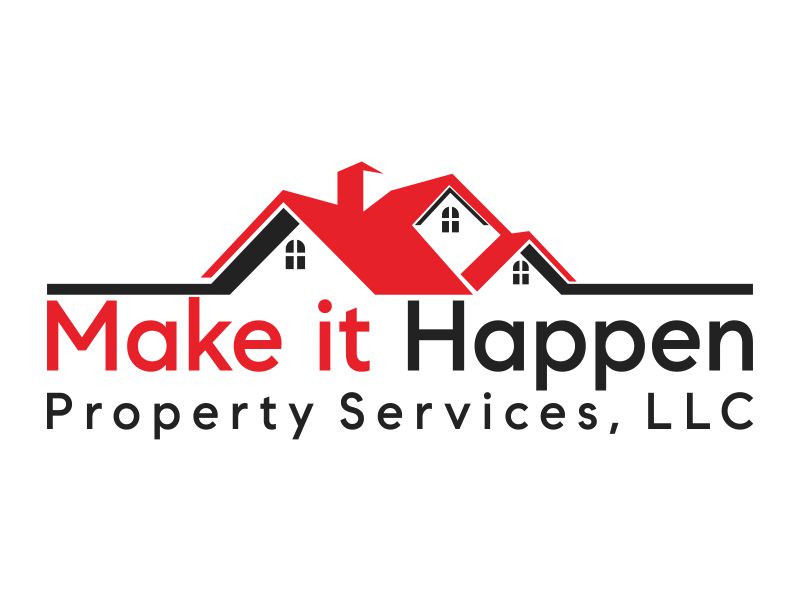 Make it Happen Property Services, LLC logo design by bebekkwek