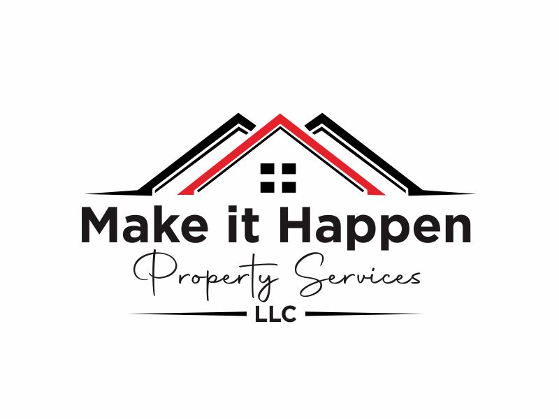 Make it Happen Property Services, LLC logo design by Greenlight