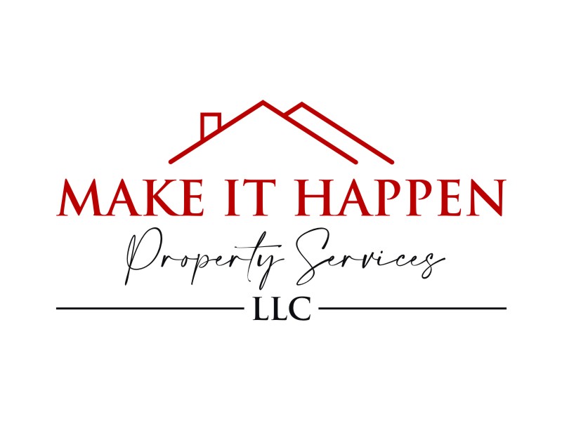 Make it Happen Property Services, LLC logo design by RatuCempaka