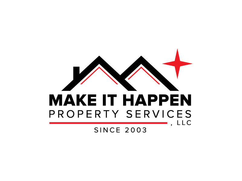 Make it Happen Property Services, LLC logo design by paulwaterfall