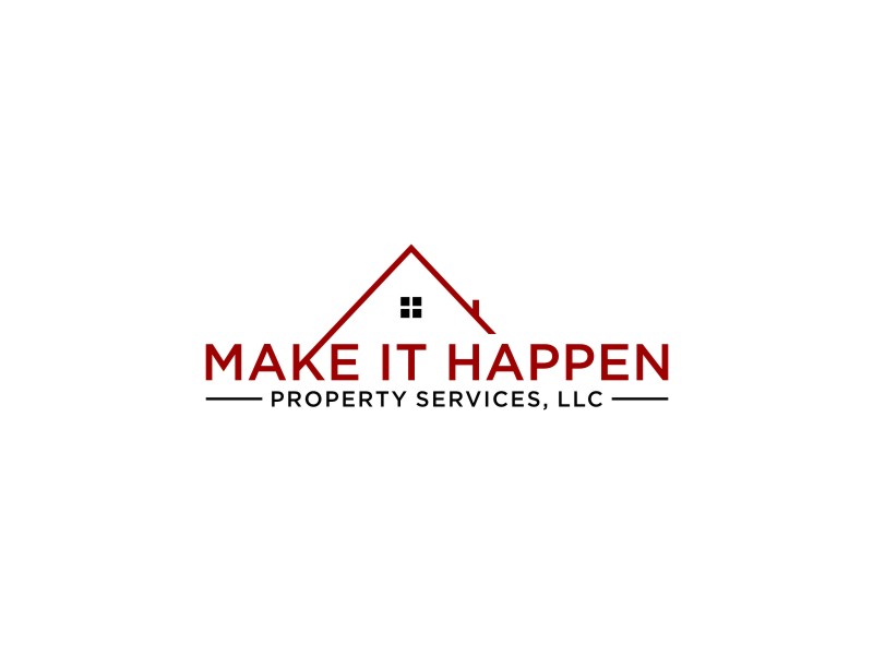 Make it Happen Property Services, LLC logo design by alby