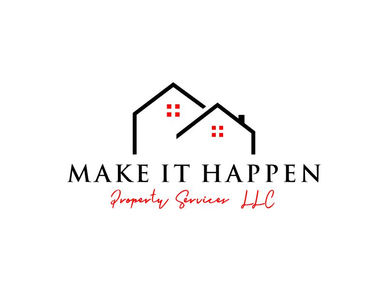 Make it Happen Property Services, LLC logo design by fastIokay