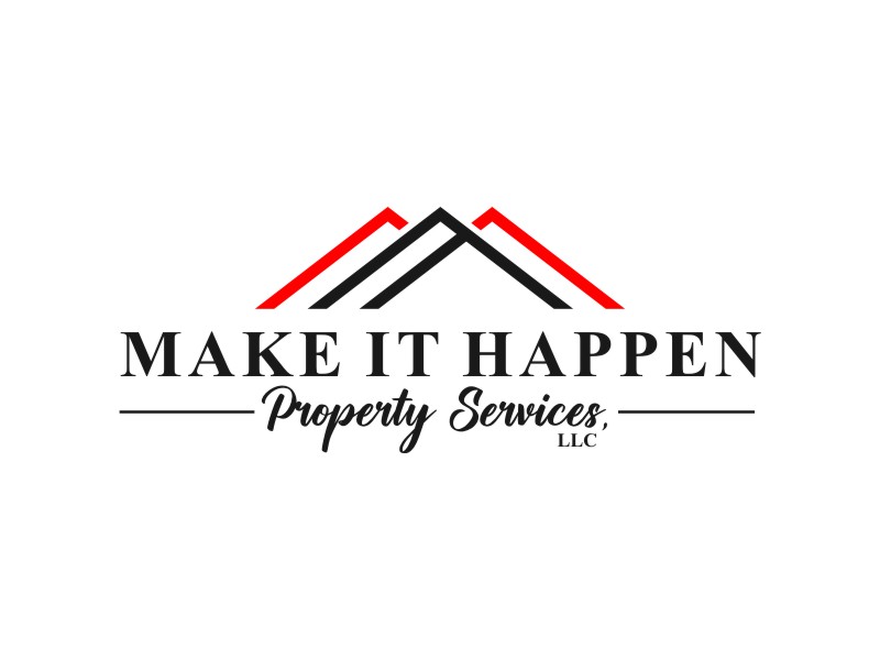 Make it Happen Property Services, LLC logo design by Euto