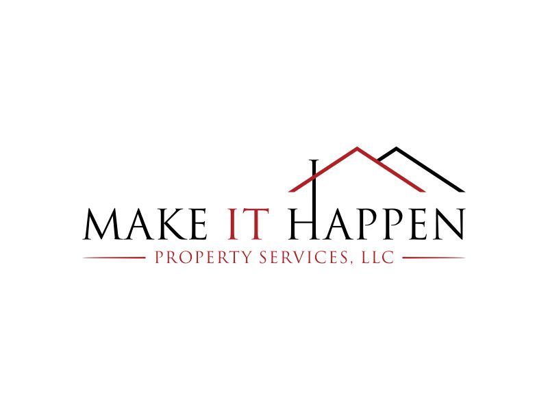 Make it Happen Property Services, LLC logo design by Walv