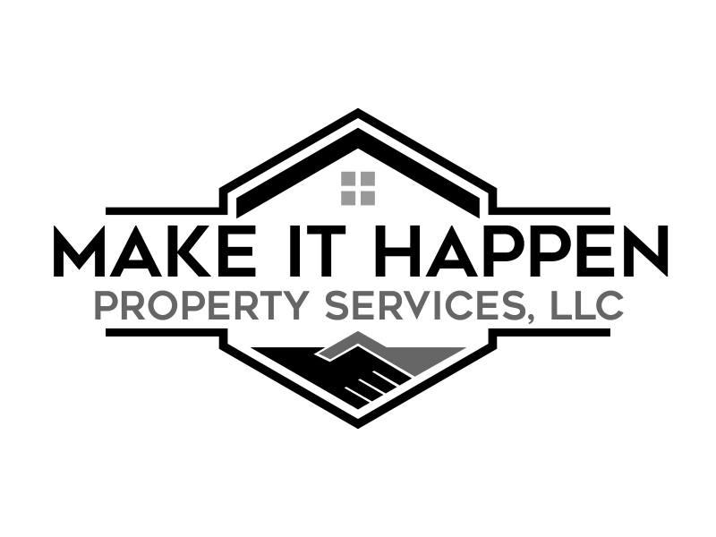 Make it Happen Property Services, LLC logo design by Dhieko