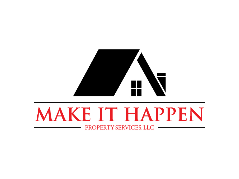 Make it Happen Property Services, LLC logo design by gateout
