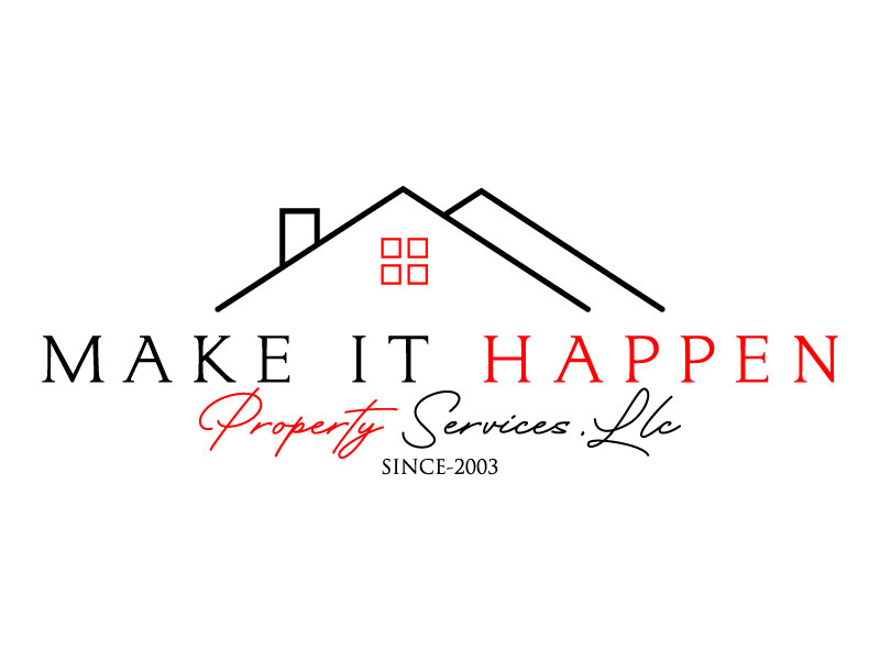 Make it Happen Property Services, LLC logo design by LogoQueen