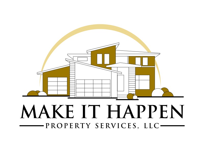 Make it Happen Property Services, LLC logo design by mutafailan
