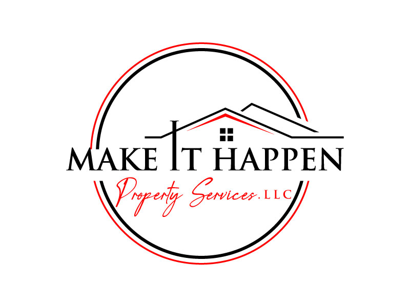 Make it Happen Property Services, LLC logo design by OSG DESIGN