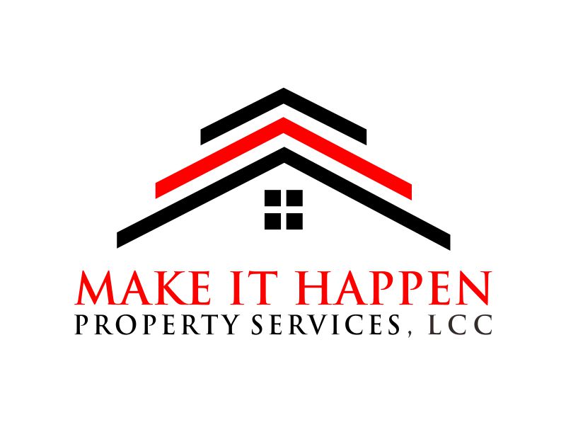 Make it Happen Property Services, LLC logo design by Lewung