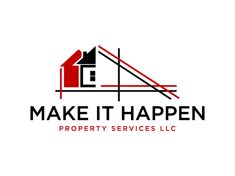 Make it Happen Property Services, LLC logo design by Fear