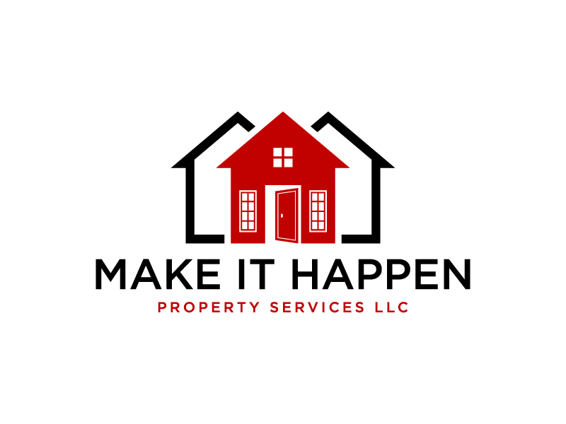 Make it Happen Property Services, LLC logo design by Fear