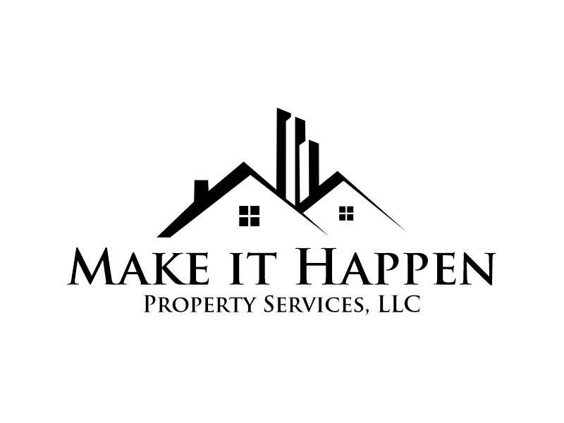 Make it Happen Property Services, LLC logo design by Gwerth