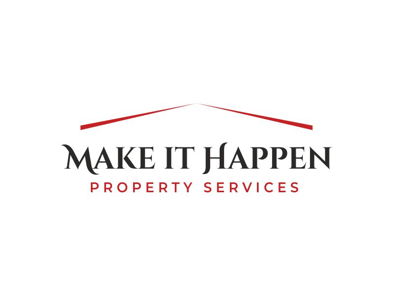 Make it Happen Property Services, LLC logo design by MariusCC