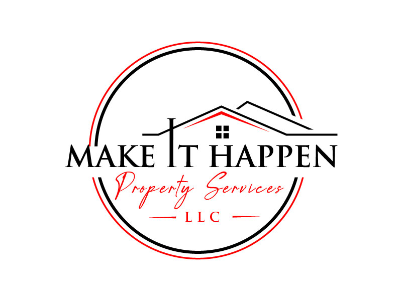 Make it Happen Property Services, LLC logo design by OSG DESIGN