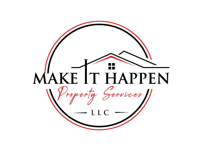 Make it Happen Property Services, LLC logo design by OSG DESIGN