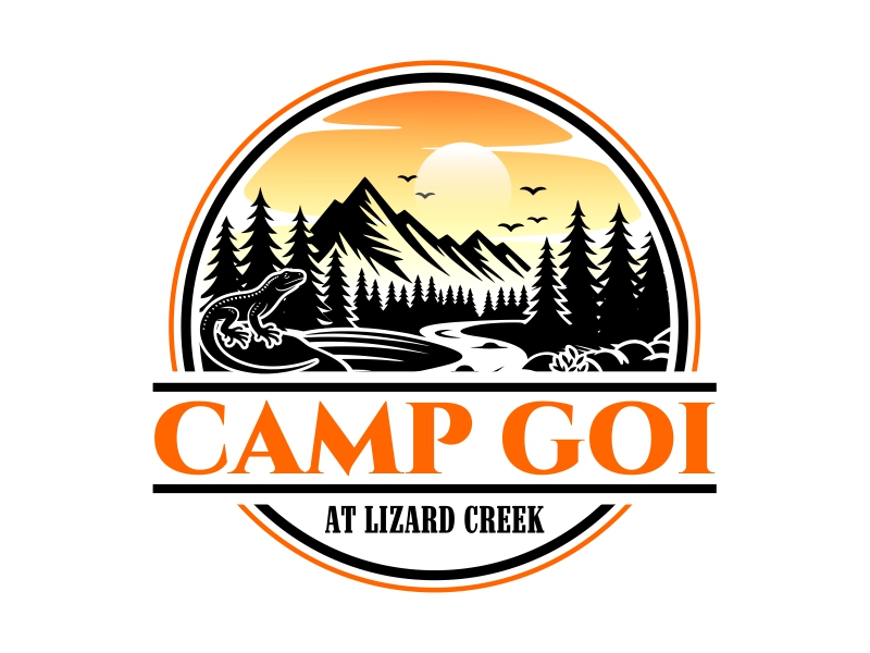 Camp GOI at Lizard Creek logo design by cintoko