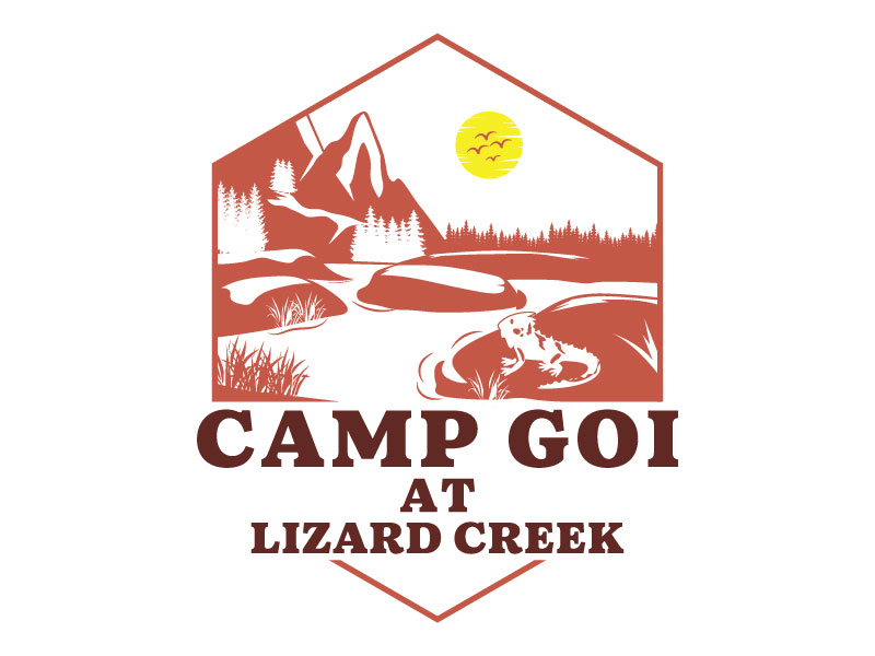Camp GOI at Lizard Creek logo design by Bright Ritchil