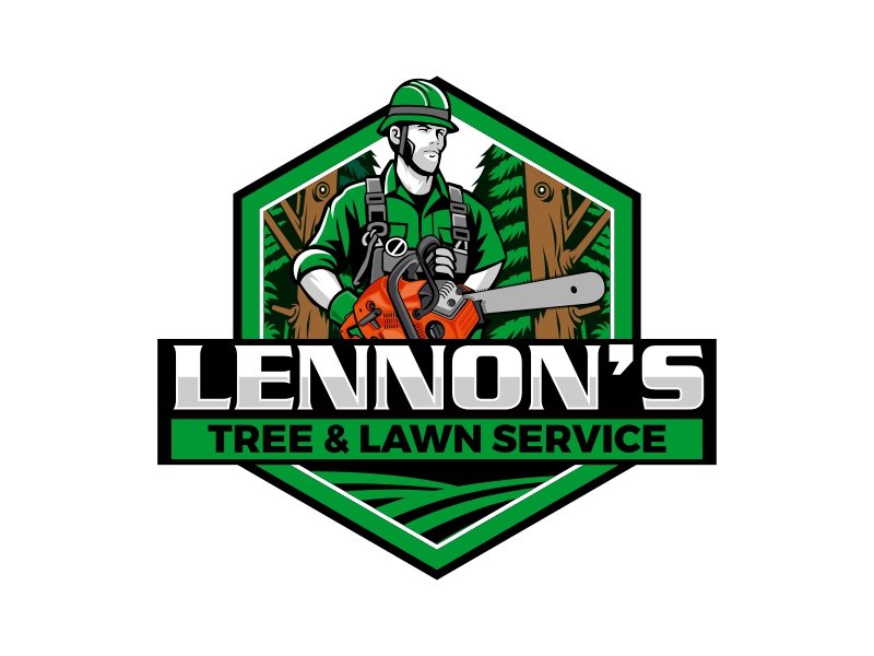 Lennon's Tree & Lawn Service logo design by rizuki