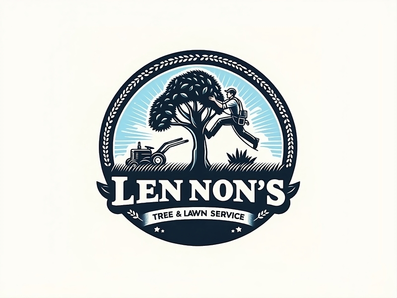 Lennon's Tree & Lawn Service logo design by Ssam