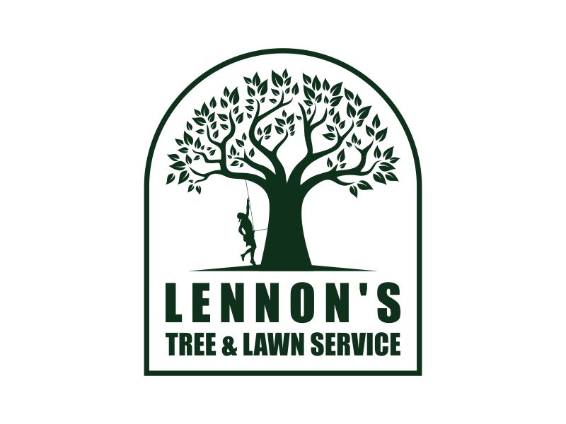 Lennon's Tree & Lawn Service logo design by InitialD
