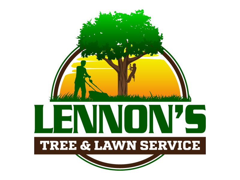 Lennon's Tree & Lawn Service logo design by daywalker