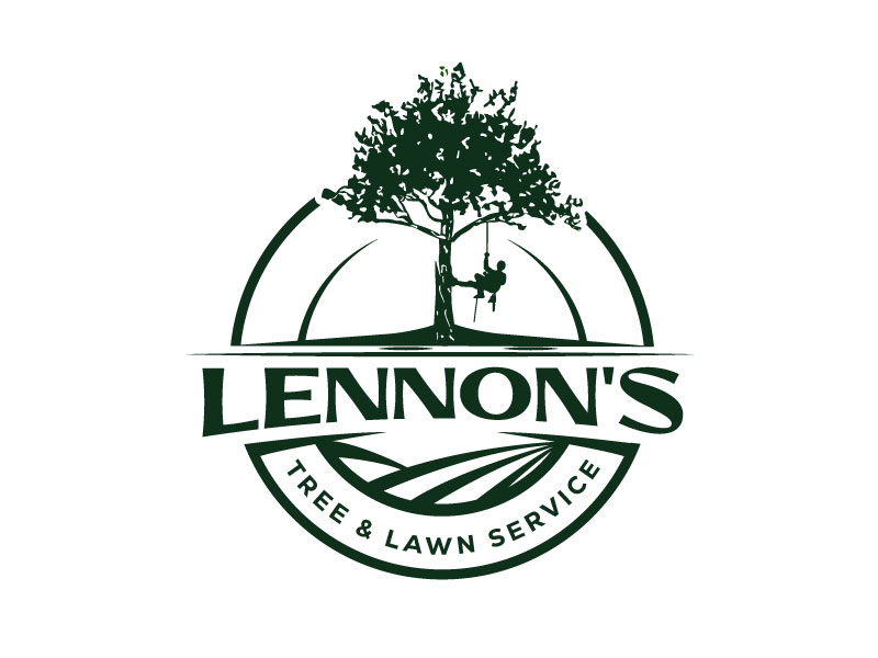 Lennon's Tree & Lawn Service logo design by oindrila chakraborty