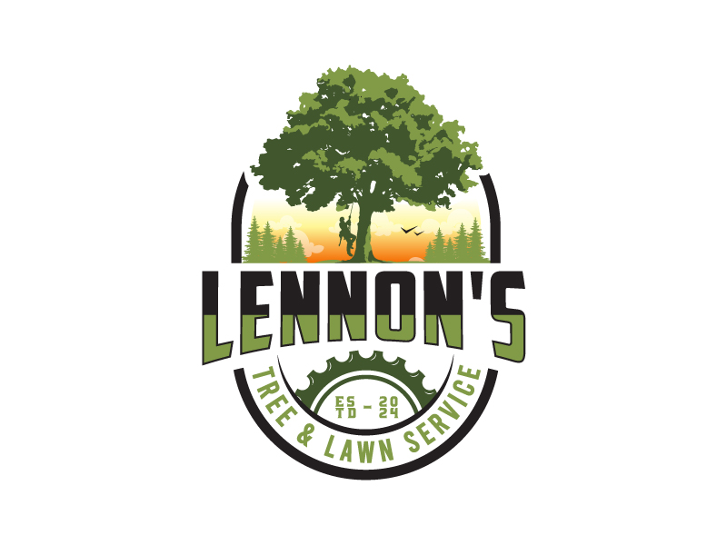 Lennon's Tree & Lawn Service logo design by Ishika Halder