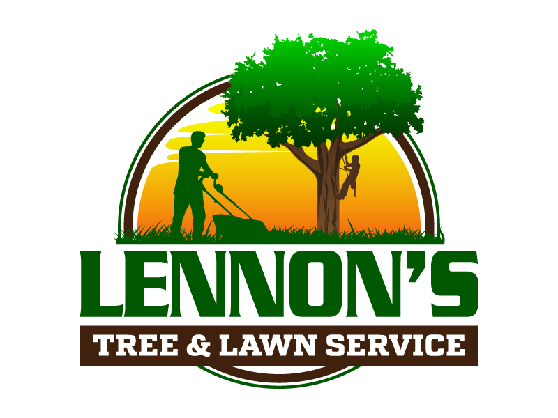 Lennon's Tree & Lawn Service logo design by daywalker
