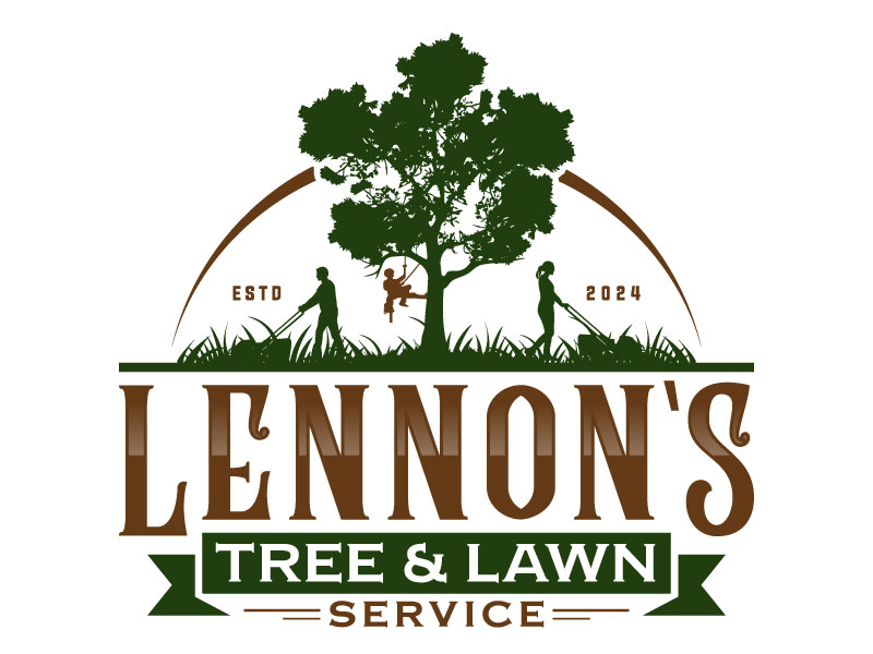 Lennon's Tree & Lawn Service logo design by USDOT