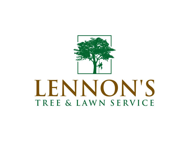 Lennon's Tree & Lawn Service logo design by ingepro