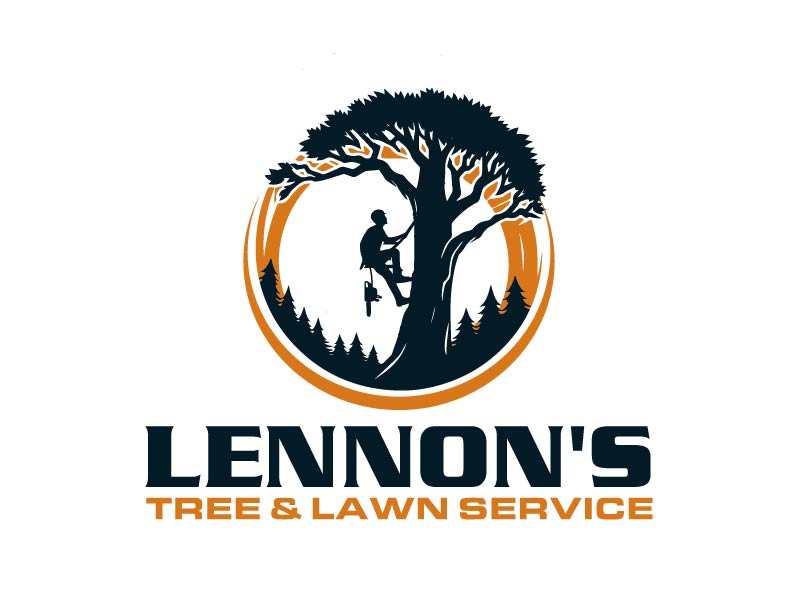 Lennon's Tree & Lawn Service logo design by axel182