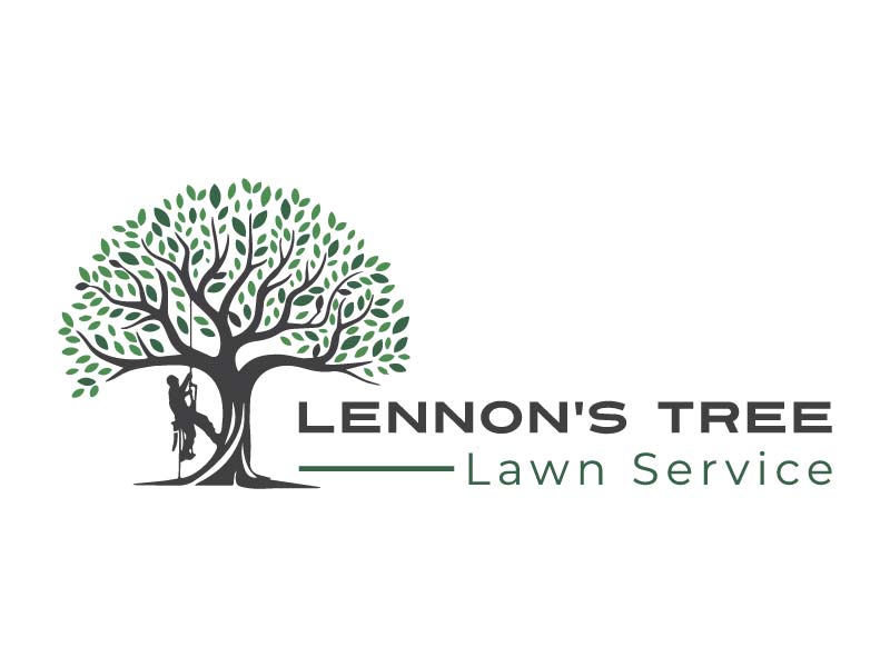 Lennon's Tree & Lawn Service logo design by hnistanto