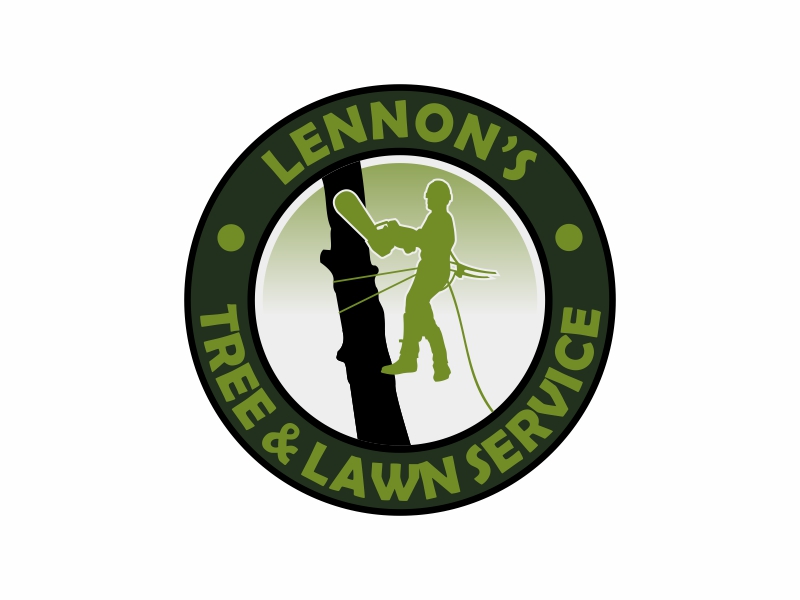 Lennon's Tree & Lawn Service logo design by Kruger