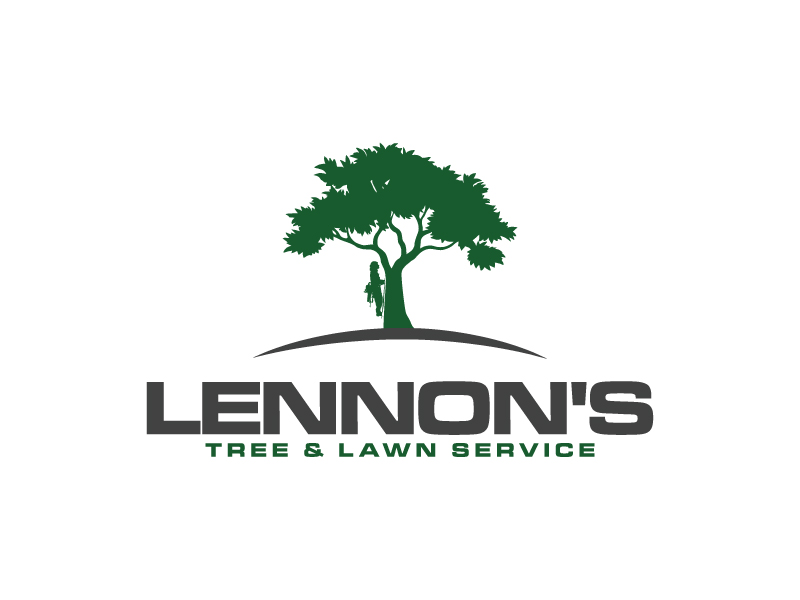 Lennon's Tree & Lawn Service logo design by Sami Ur Rab