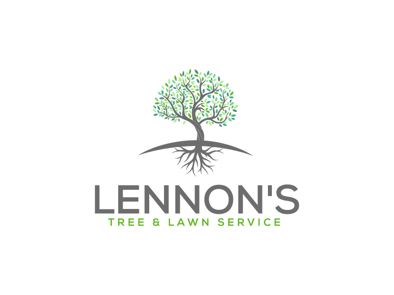 Lennon's Tree & Lawn Service logo design by Sami Ur Rab