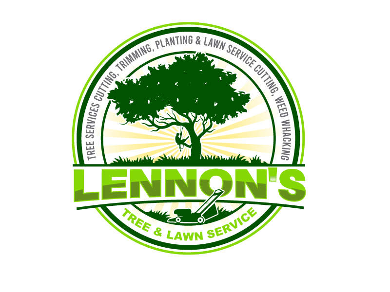 Lennon's Tree & Lawn Service logo design by subho88