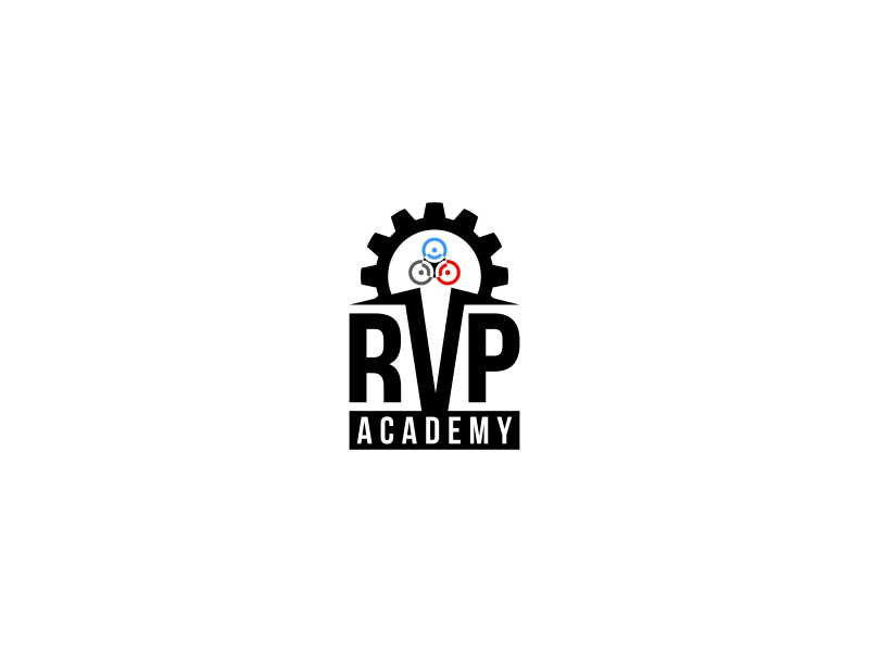 RVP Academy logo design by violin