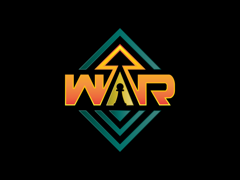 WAR logo design by paulwaterfall