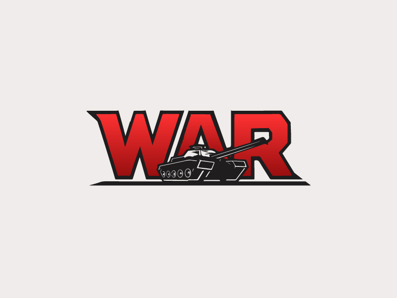 WAR logo design by Sami Ur Rab