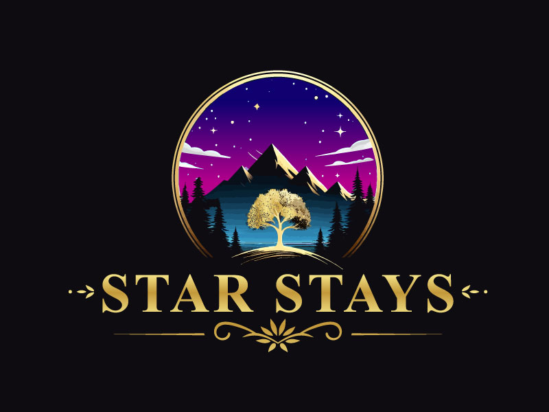 Star Stays logo design by bezalel